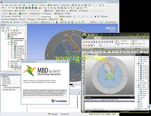 FunctionBay Multi-Body Dynamics for ANSYS 19.2 Win64的图片2