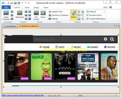 EximiousSoft Screen Capture 2.10的图片1