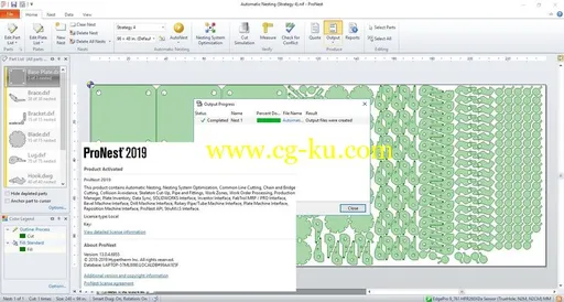 Hypertherm ProNest 2019 v13.0.4.6965的图片2