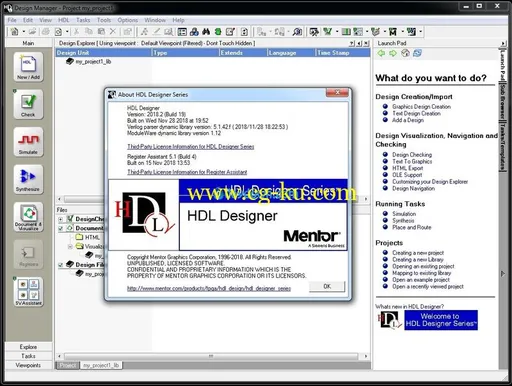 Mentor Graphics HDL Designer Series (HDS) 2018.2的图片2