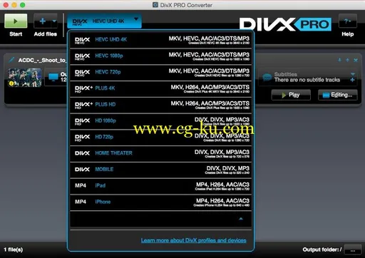 DivX Pro 10.8.7 Multilangual MacOSX的图片2