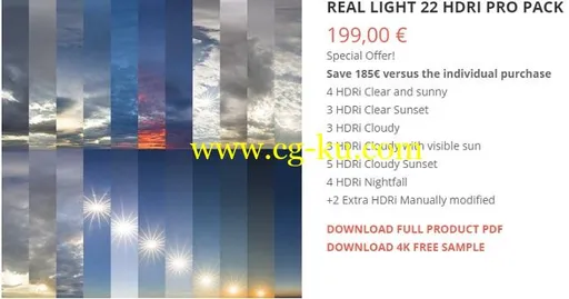 3D Collective – Real Light 22 HDRI Pack Pro的图片1