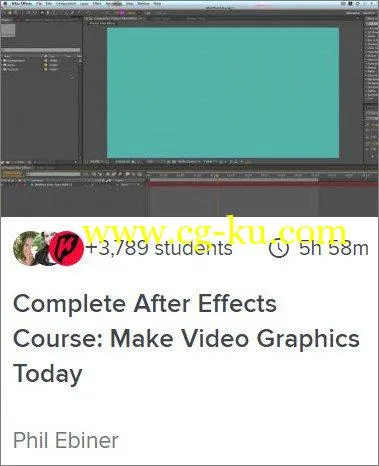 Complete After Effects Course: Make Video Graphics Today的图片1