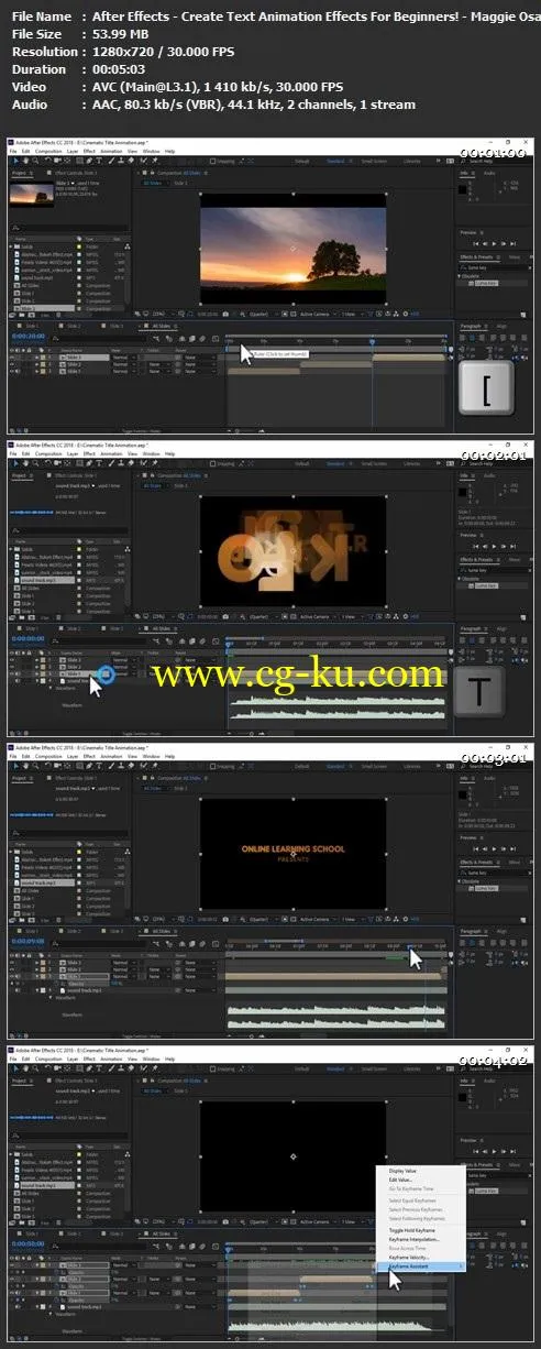 After Effects : Create Text Animation Effects For Beginners!的图片1