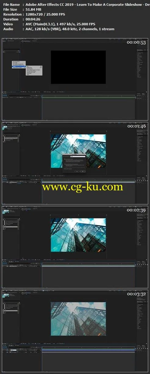 Adobe After Effects CC 2019 – Learn To Make A Corporate Slideshow的图片1