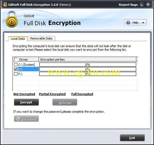 Gilisoft Full Disk Encryption 4.2.0的图片1