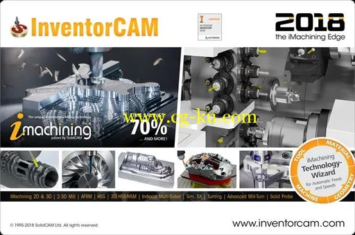 InventorCAM 2018 SP2 HF8 for Autodesk Inventor x64的图片2