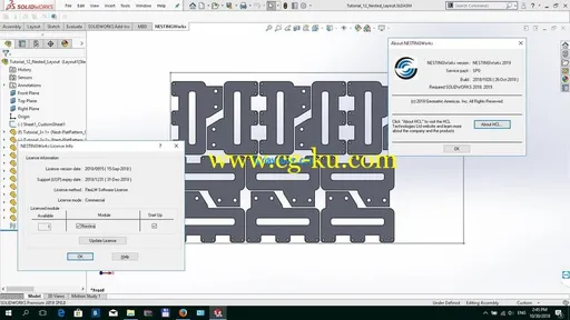 Geometric NestingWorks 2019 SP1.0 for SolidWorks 2018-2019 x64的图片2