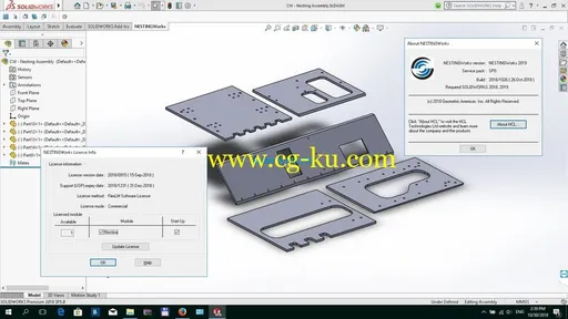 Geometric NestingWorks 2019 SP1.0 for SolidWorks 2018-2019 x64的图片3