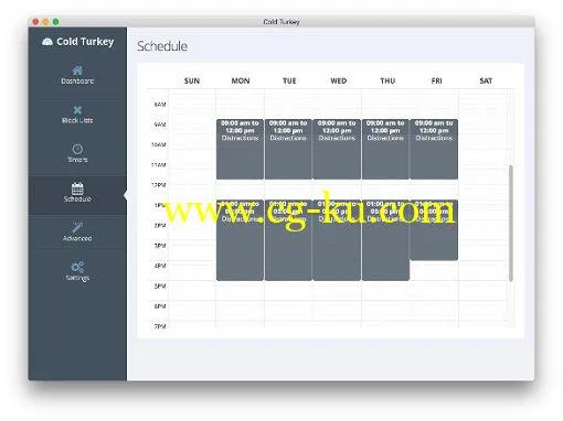 Cold Turkey Blocker Pro 3.9.0 MacOS的图片1