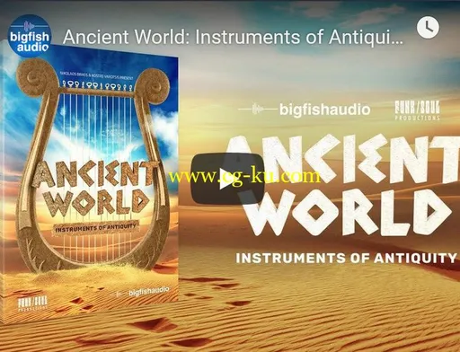 Big Fish Audio Ancient World: Instruments of Antiquity KONTAKT的图片1