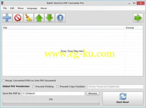 Batch WORD to PDF Converter Pro 1.6.3 Multilingual的图片1