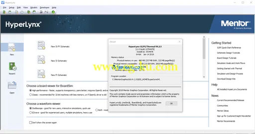 Mentor Graphics HyperLynx VX.2.5 x64 2019的图片4
