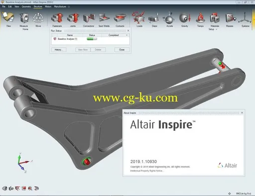 Altair Inspire 2019.1.0 build 10930 x64的图片2