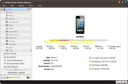 ImTOO iPhone Transfer Platinum 5.7.28 Build 20190328 Multilingual的图片1