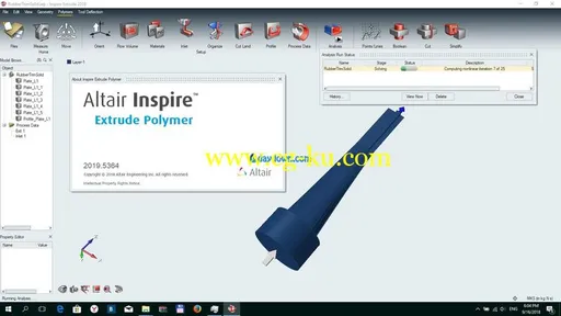 Altair Inspire Extrude Metal/Polymer 2019.1.5668 x64的图片3