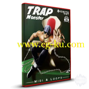 Initial Audio Trap Monster Construction Kit Vol 1 WAV MIDI的图片1