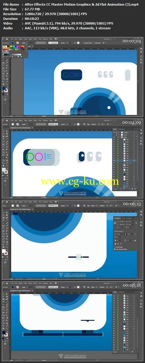 After Effects CC: Master Motion Graphics & 2d Flat Animation的图片1