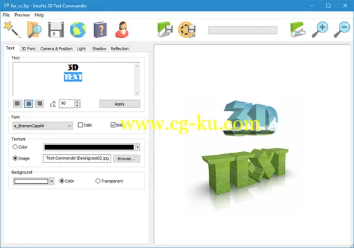 Insofta 3D Text Commander 5.2.0 Multilingual的图片1