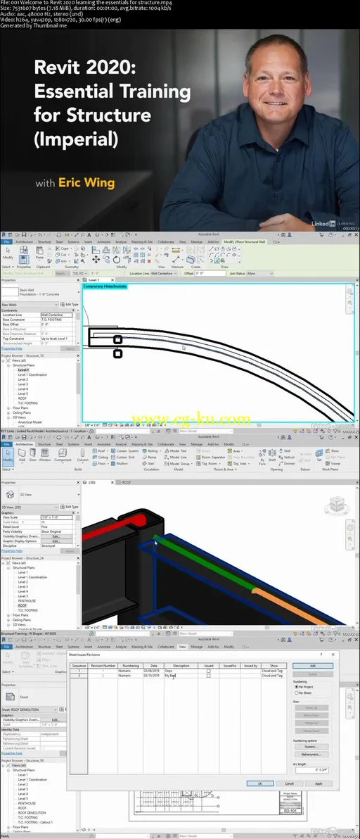 Revit 2020: Essential Training for Structure (Imperial)的图片1