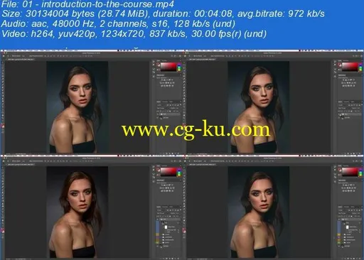 Advanced Studio Portrait Retouching in Photoshop的图片2