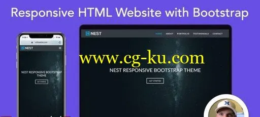 Build A Complete Responsive Website From Scratch In 3 Hours with HTML, CSS & Bootstrap 4的图片1