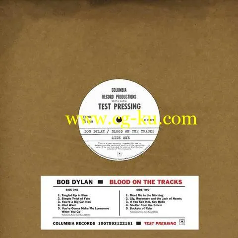 Bob Dylan – Blood on the Tracks (1975/2019) FLAC的图片1