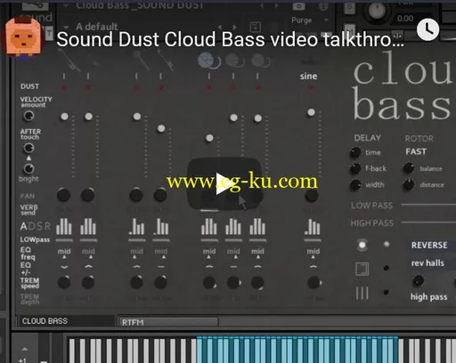 Sound Dust Cloud Bass KONTAKT的图片1