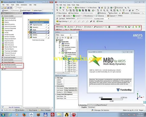FunctionBay Multi-Body Dynamics SP0/SP1/SP2/SP3 for ANSYS 18.2/19.0/19.1/19.2 x64的图片3