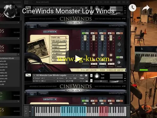 Cinesamples CineWinds Monster Low Winds KONTAKT的图片1