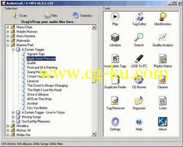 KC Softwares AudioGrail 7.11.3.217 Multilingual的图片1