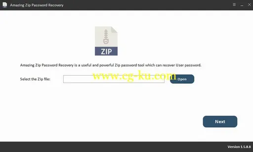 Amazing Zip Password Recovery 1.5.8.8 Multilingual的图片1