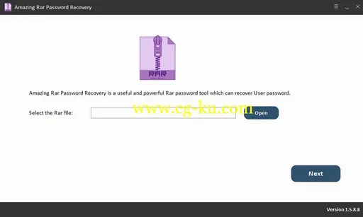 Amazing Rar Password Recovery 1.5.8.8 Multilingual的图片1