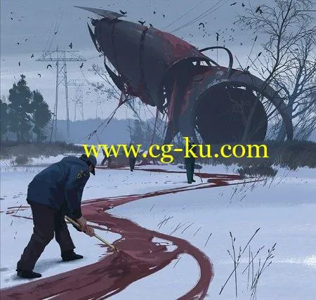 Gumroad – Simon Stalenhag Inspired Painting Tutorial by John Park的图片1