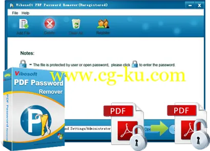 Vibosoft PDF Password Remover 2.1.11的图片1