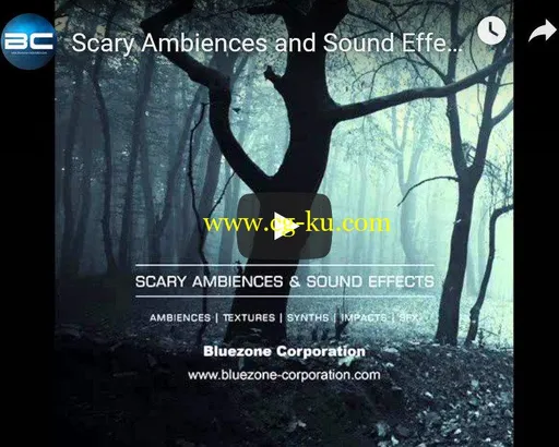 Bluezone Corporation Scary Ambiences and Sound Effects WAV的图片1