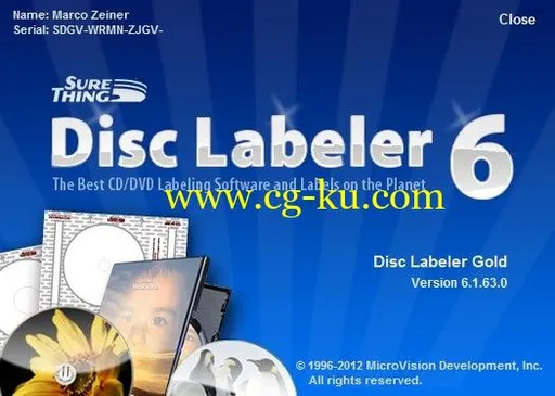 SureThing Disk Labeler Deluxe Gold 7.0.91.0的图片1