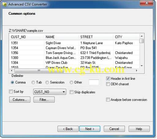 Advanced CSV Converter 6.77的图片1