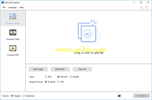 ApowerCompress 1.0.1.5 Multilingual的图片1