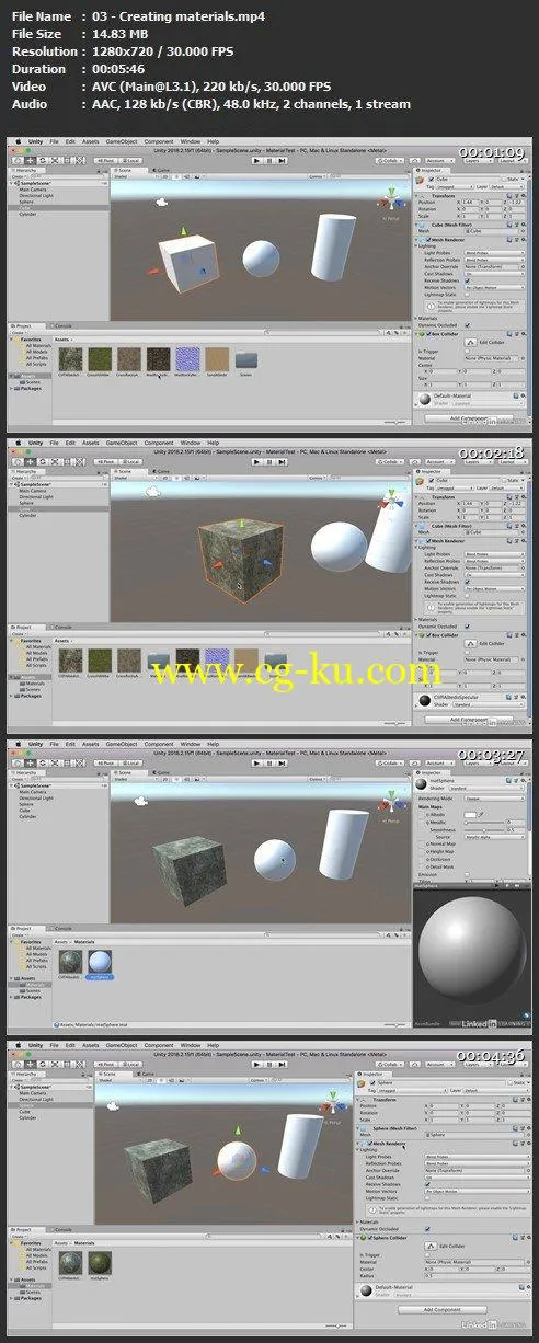 Cert Prep: Unity Materials and Lighting (2019)的图片2