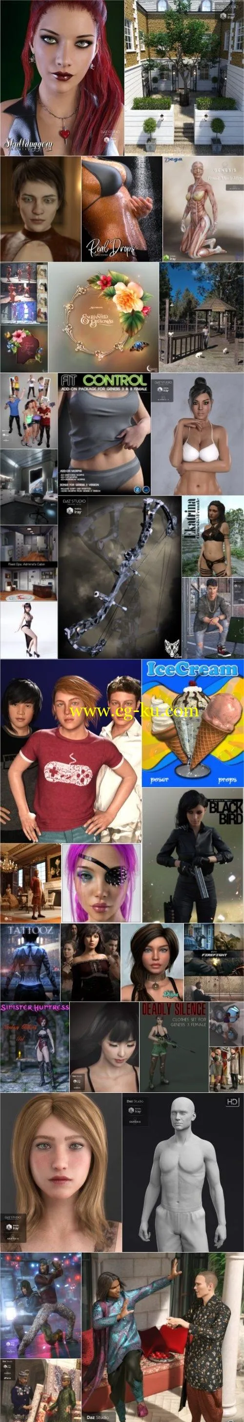 Daz 3D, Poser Bundle 4 May 2019的图片1