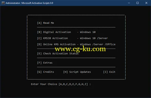 Microsoft Activation Scripts 0.9 Stable的图片1