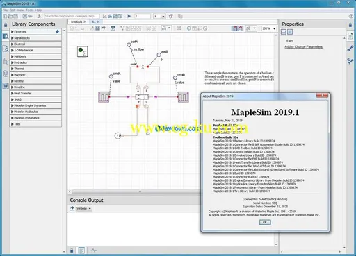 MapleSoft Maplesim 2019.1 x32/x64的图片3