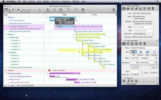 OmniPlan Pro 3.12.3 Multilingual MacOSX的图片1