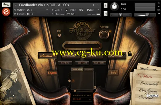 Embertone Friedlander Violin v1.5 Combo Edition KONTAKT的图片1