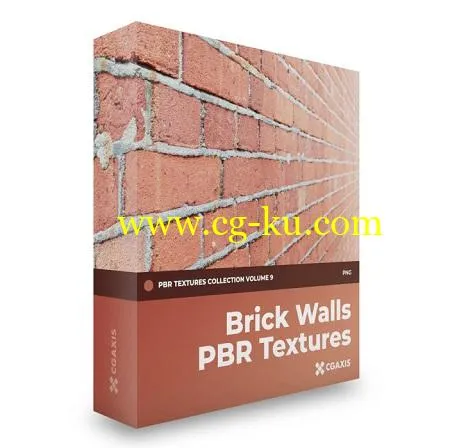 CGAxis Brick Walls PBR Textures – Collection Volume 9的图片1