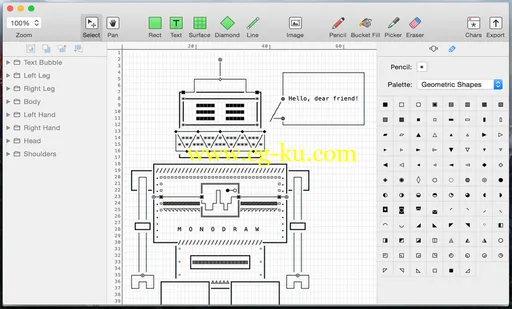 Monodraw 1.4 MacOSX的图片1