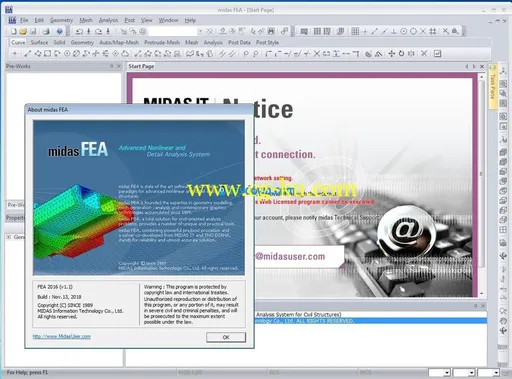 midas FEA 2016 v1.1的图片2