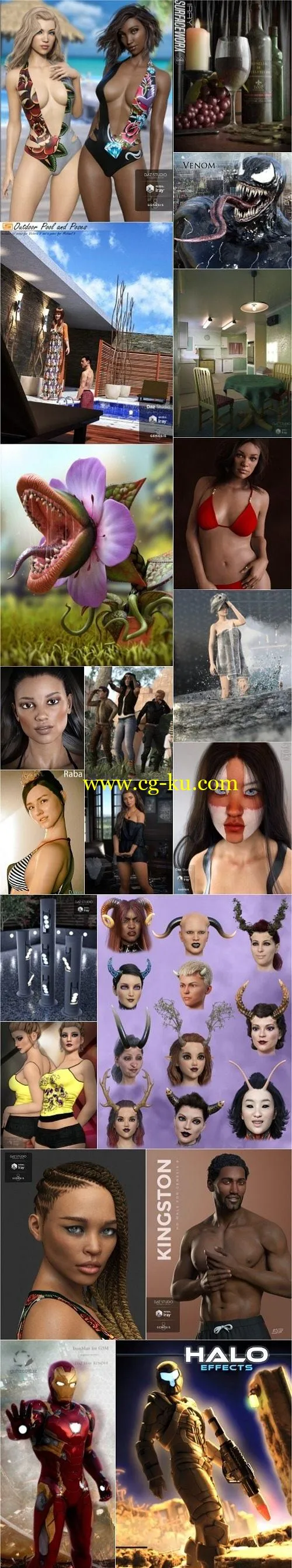 Daz 3D, Poser Bundle 3 June 2019的图片1