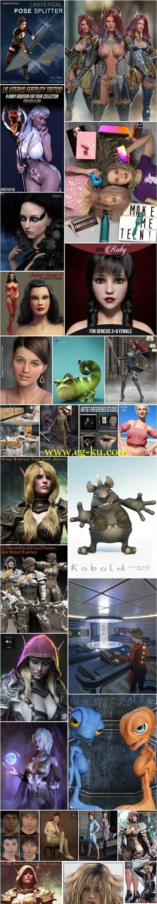 Daz 3D, Poser Bundle 4 June 2019的图片1